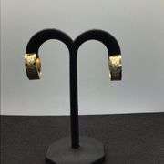 14K Yellow Gold Hoop Earrings