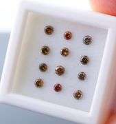 Amazing .60ct set of high fire Cognac Diamonds!!!