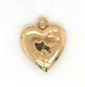14kt Yellow gold locket pendant
