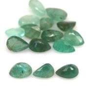 Brilliant green! 6.30ct set of REAL Zambian Emeralds!