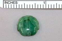 Natural Jadeite Carved Lotus Blossom