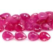 Lovely 10.40ct 31 piece pear cut Ruby set -Heated only!!!