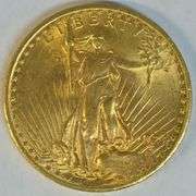 Lustrous BU 1924 St. Gaudens $20 Gold Piece. Flashy