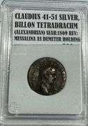 Claudius 41-51 Billon Silver Tetradrachm
