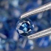 Eye catching 3.40ct denim blue Sapphire set