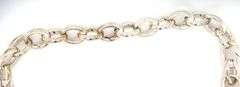 Tiffany & Co oval link bracelet  and enamel heart shaped charm