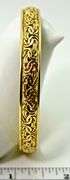 Unusual 18K  Byzantine Style Bangle Bracelet