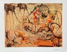 Salvador Dali, Bacchus Wagon