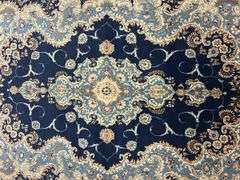 Hand Woven Floral Persian Kashan 4.6x7.1