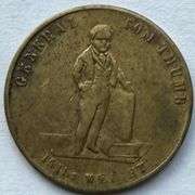 PT Barnum Tom Thumb Token