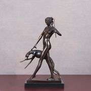 Bronze Greek Diana Artemis Goddess