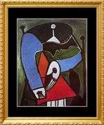 Collectible Pablo Picasso, Seated Woman in an Armchair