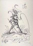 Exclusive Salvador Dali Hand-Signed Lithograph from 'Pantagruel' suite, 1973