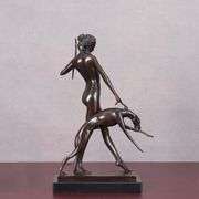Bronze Greek Diana Artemis Goddess