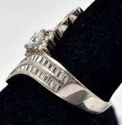 CZ Gemstone Ring in Sterling Silver