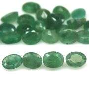 Rich emerald green 8.32ct 25pc Emerald set