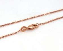 14kt Rose gold rolo chain necklace