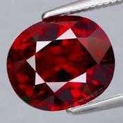 Simply gorgeous 3.86ct amber red Mozambique Garnet!