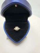 14K gold with 2.0 ctw D, VVS1 lab grown diamond ring