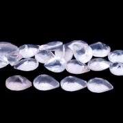 Glowing! 13.12ct powder pink Rose Quartz set
