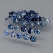 Collectors 3.49ct washed denim blue Sapphire set