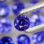 Top cobalt blue! 2.02ct set of Ceylon Sapphires!