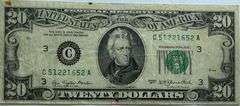 $20 1977 Error Note