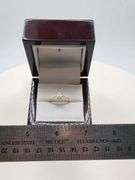 14K gold with 0.60 ctw D, VVS1 lab grown diamond ring