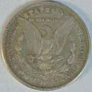 High grade 1878-CC Morgan Silver Dollar. Key date