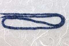 Sparkling Natural Sapphire Bead Strand