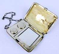 Antique Sterling Silver Evening Purse with Compact