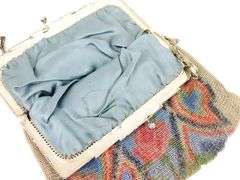 Whiting & Davis Art Deco Multi-Color Mesh Purse