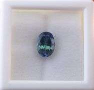 Rich 1ct blue green Tanzanite -and it's UNTREATED!!!