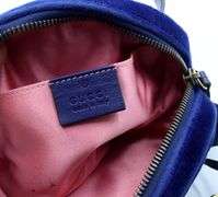 GG Marmont Crossbody Velvet Belt Bag