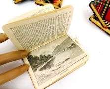 5 - 1908 Silk Tartan Scottish Miniature Books