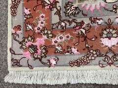 Handmade w/Silk Persian Tabriz 3.5x4.9