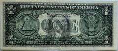 $1 2001  Error Fed Reserve Note