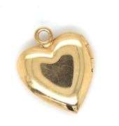 14kt Yellow gold locket pendant