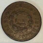 1835 Bucklins Book Keepers Troy NY Hard Times Token