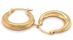 18kt Yellow gold hoop earrings