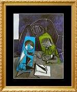 Collectible Pablo Picasso, Claude Drawing, Francoise and Paloma