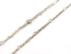 Lot of 925 sterling silver necklace and cubic zirconia ring