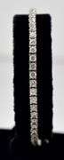 CZ Gemstone Tennis Bracelet in Sterling Silver