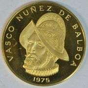 Superb Gem Proof 1976 Panama 100 Balboas Gem Proof coin in box with cert