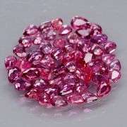 Collectors 4.16ct violet red Ruby set -Untreated!!!