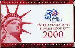 2000 Silver US Proof Set in Box w/CoA
