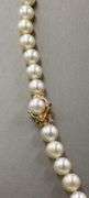 6-6.5mm Pearl necklace with Yellow gold clasp