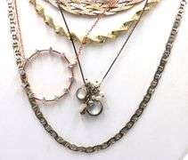 Group lot of 7 Vintage 925 sterling silver necklaces