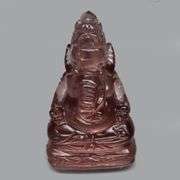 Very intricate and large 62.14ct untreated Fluorite Ganesh!