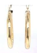 14kt Yellow gold hoop earrings